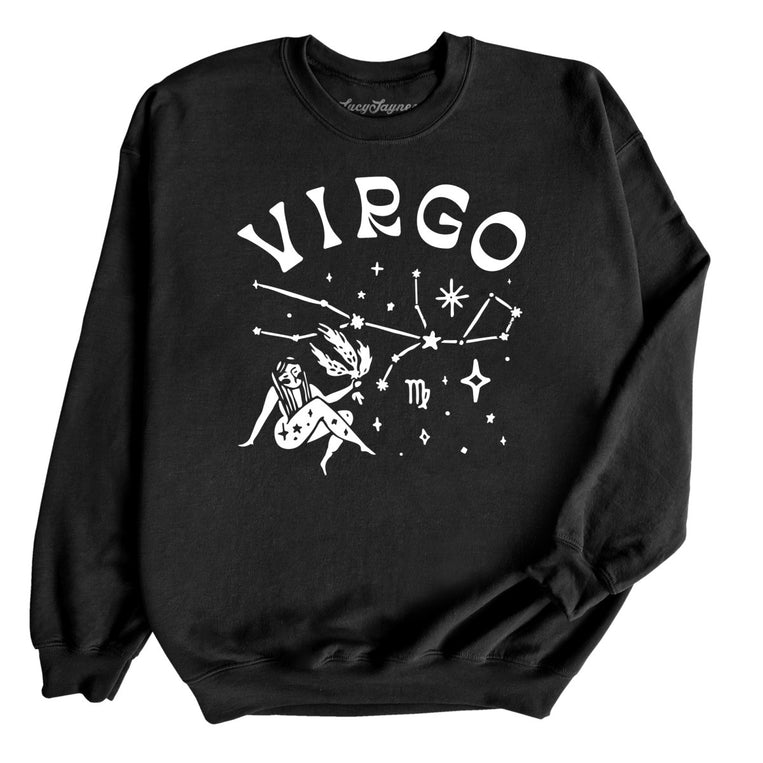 Virgo - Black - Unisex Sweatshirt