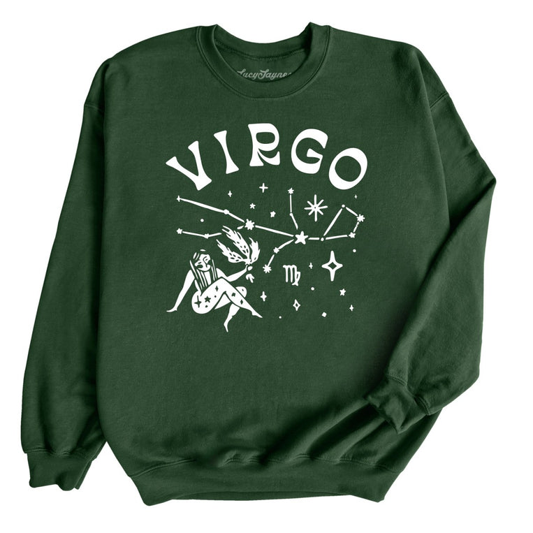 Virgo - Forest Green - Unisex Sweatshirt