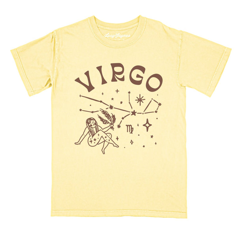 Virgo - Butter - Comfort Colors Tee
