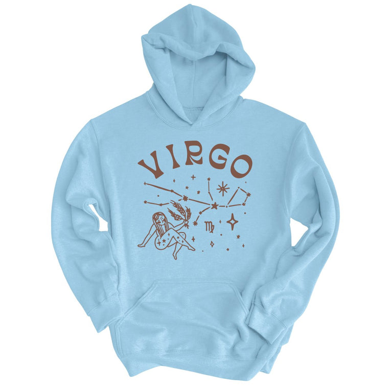 Virgo - Light Blue - Unisex Hoodie