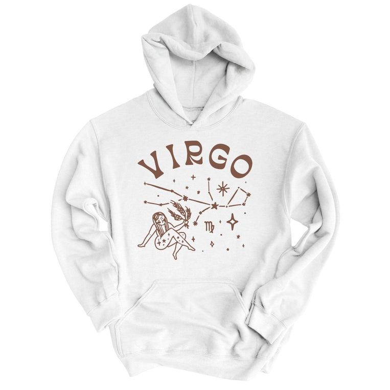 Virgo - White - Unisex Hoodie
