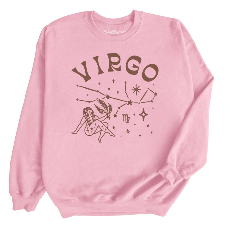 Virgo - Light Pink - Unisex Sweatshirt