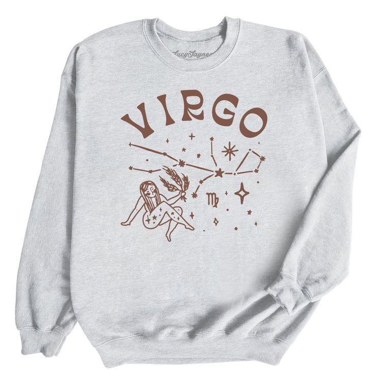 Virgo - Ash - Unisex Sweatshirt