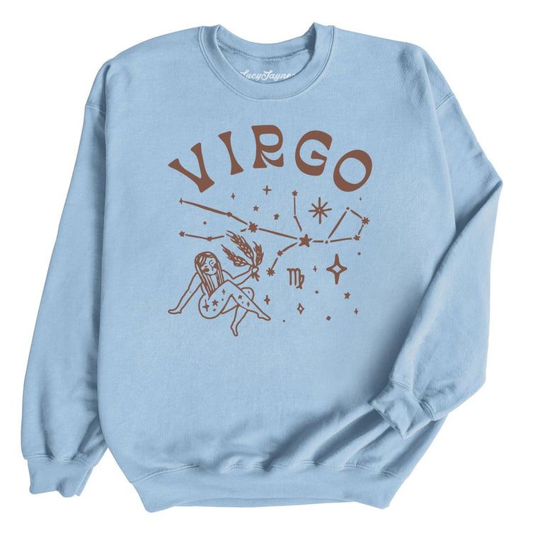 Virgo - Light Blue - Unisex Sweatshirt