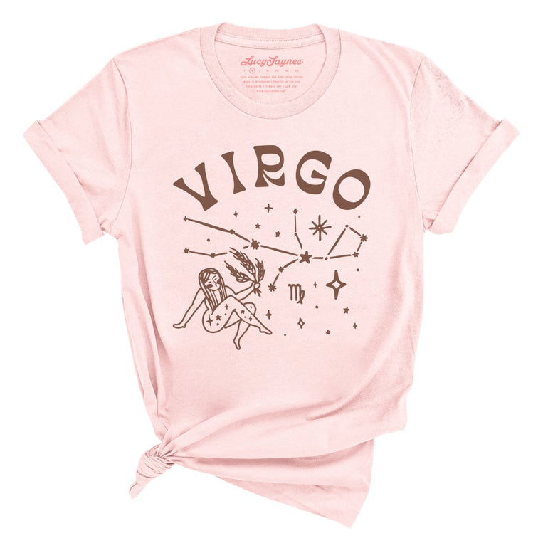 Virgo - Soft Pink - Unisex T-Shirt