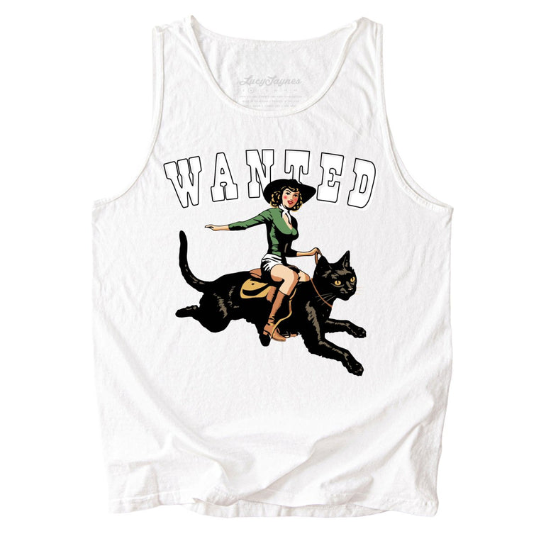 Wanted Comfort Colors Graphic Tank Top - White