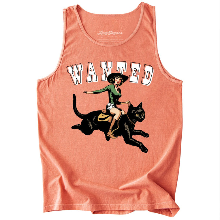 Wanted Comfort Colors Graphic Tank Top - Terracotta