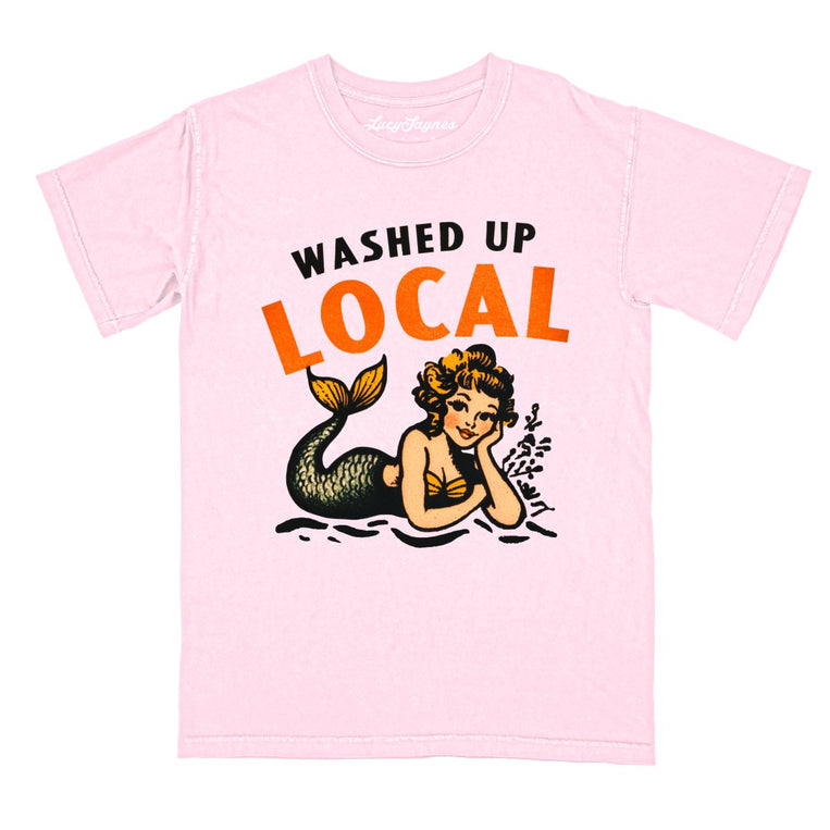 Washed Up Local Comfort Colors Graphic Tee - Blossom