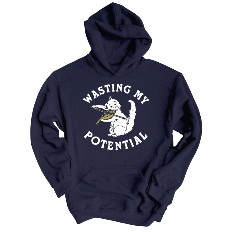Wasting My Potential - Classic Navy - Full Front