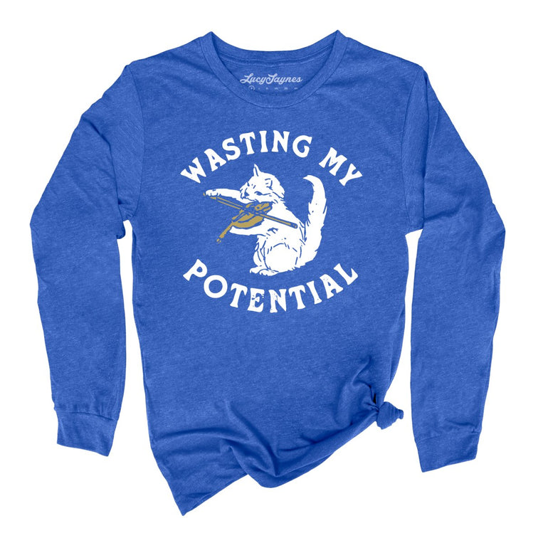 Wasting My Potential - Heather True Royal - Full Front