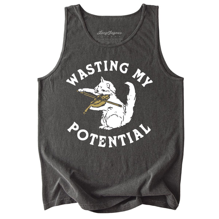 Wasting My Potential Comfort Colors Tank Top