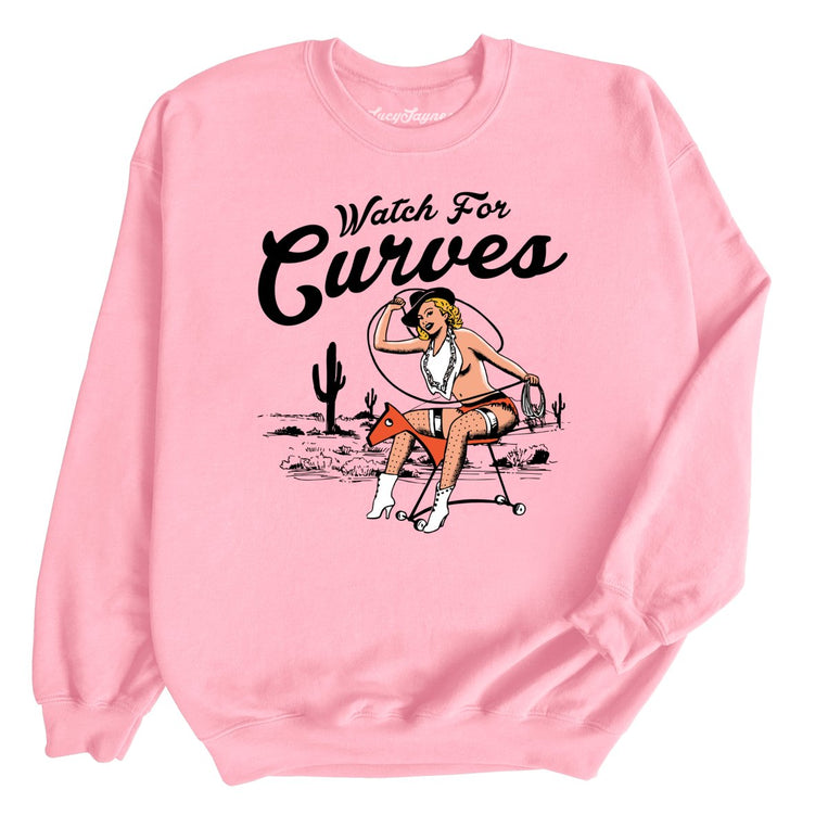 Watch For Curves - Light Pink - Full Front