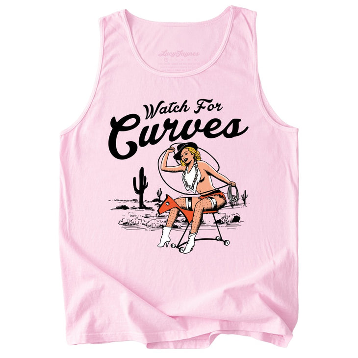 Watch For Curves Comfort Colors Tank Top