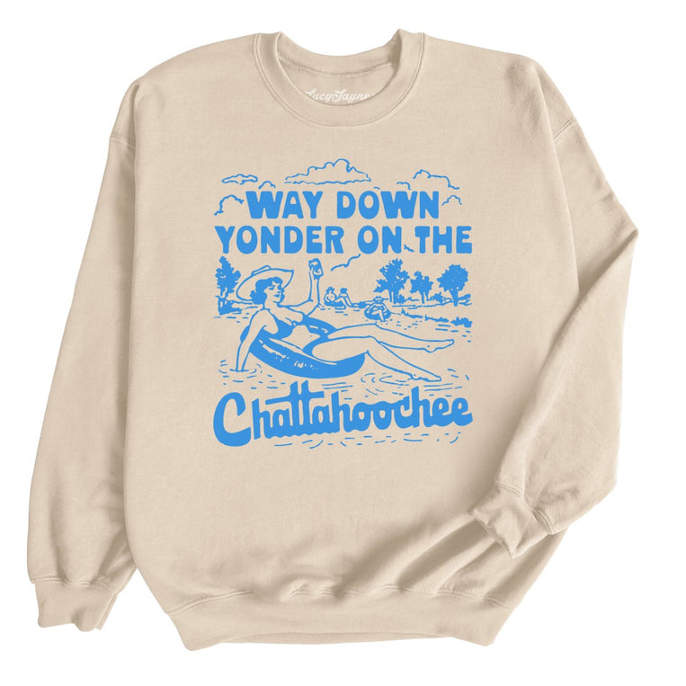 Way Down Yonder On The Chattahoochee - Sand - Unisex Sweatshirt