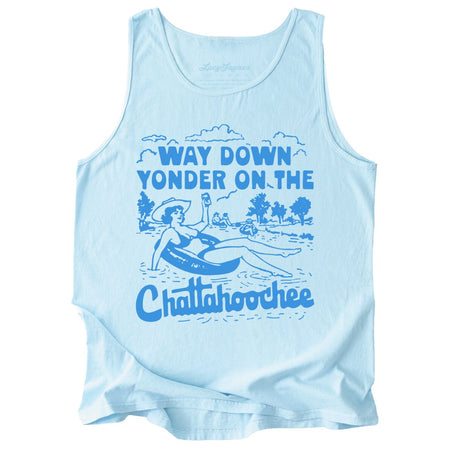 Way Down Yonder On The Chattahoochee Comfort Colors Tank Top