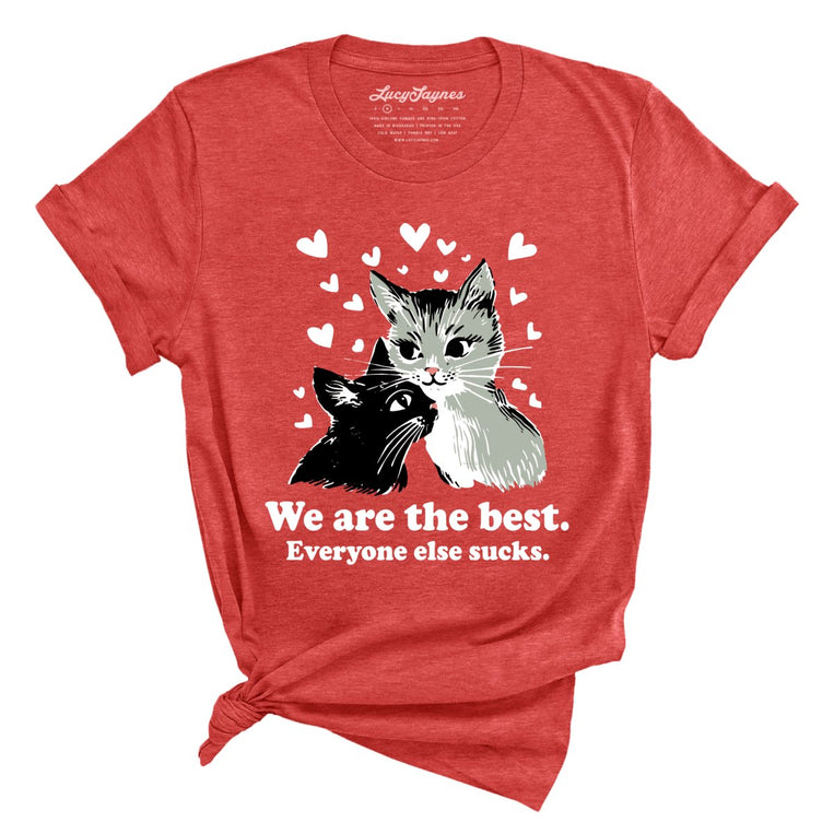 We Are The Best - Heather Red - Full Front