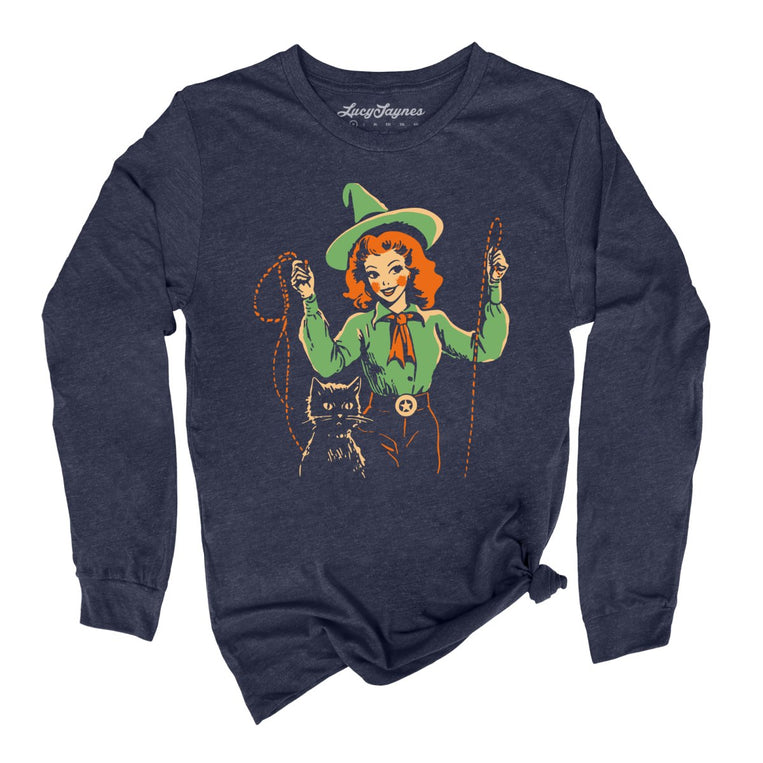 Western Witch - Heather Navy - Full Front