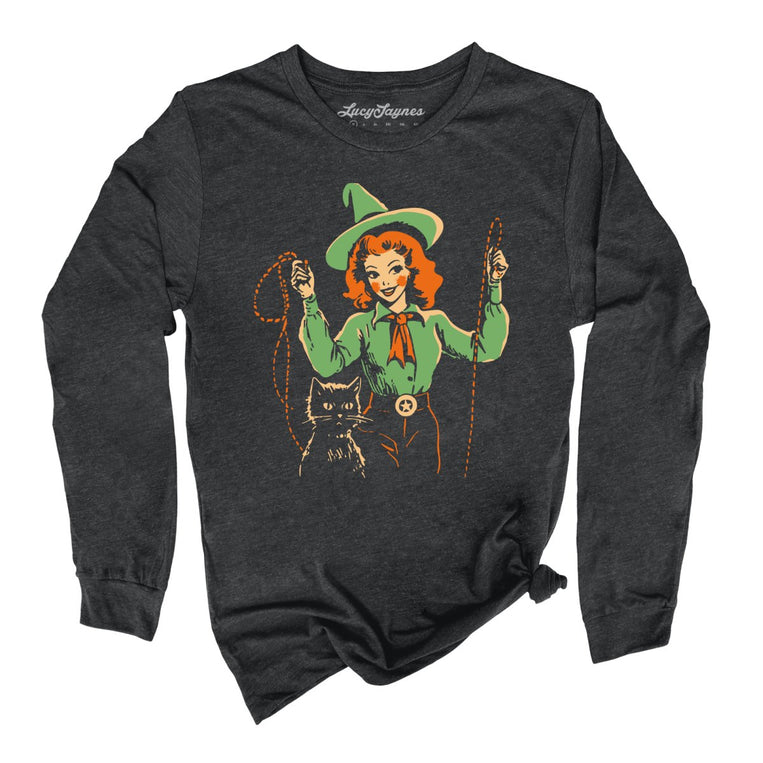 Western Witch - Dark Grey Heather - Full Front