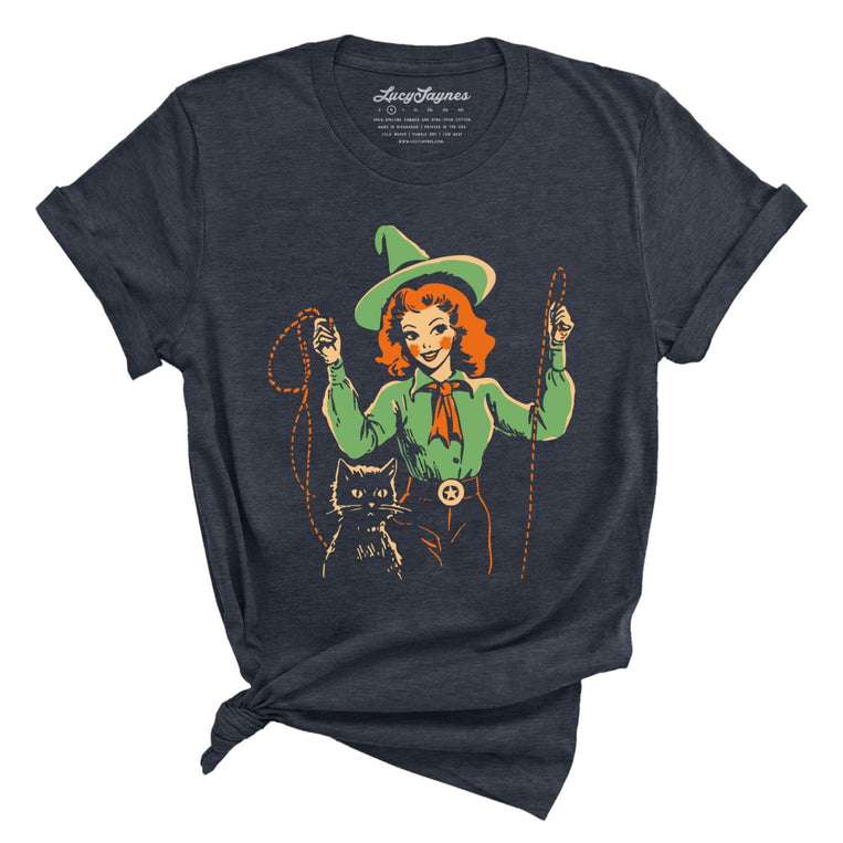 Western Witch - Heather Navy - Full Front