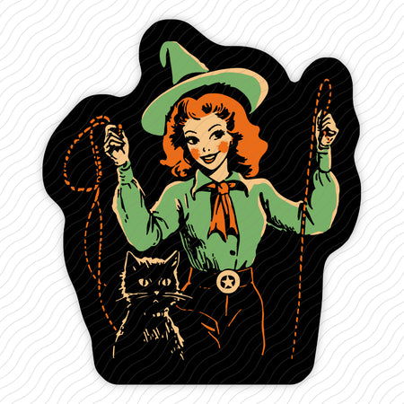 Western Witch Sticker