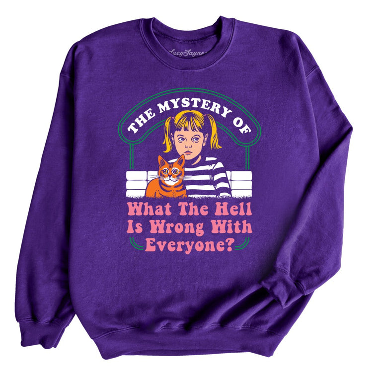 What The Hell Is Wrong With Everyone - Purple - Front