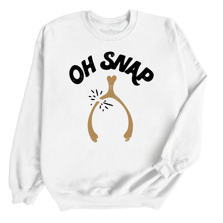 Oh Snap Wishbone Sweatshirt