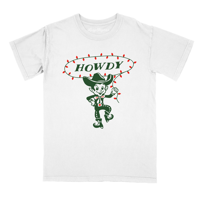 Howdy Elf Comfort Colors Tee