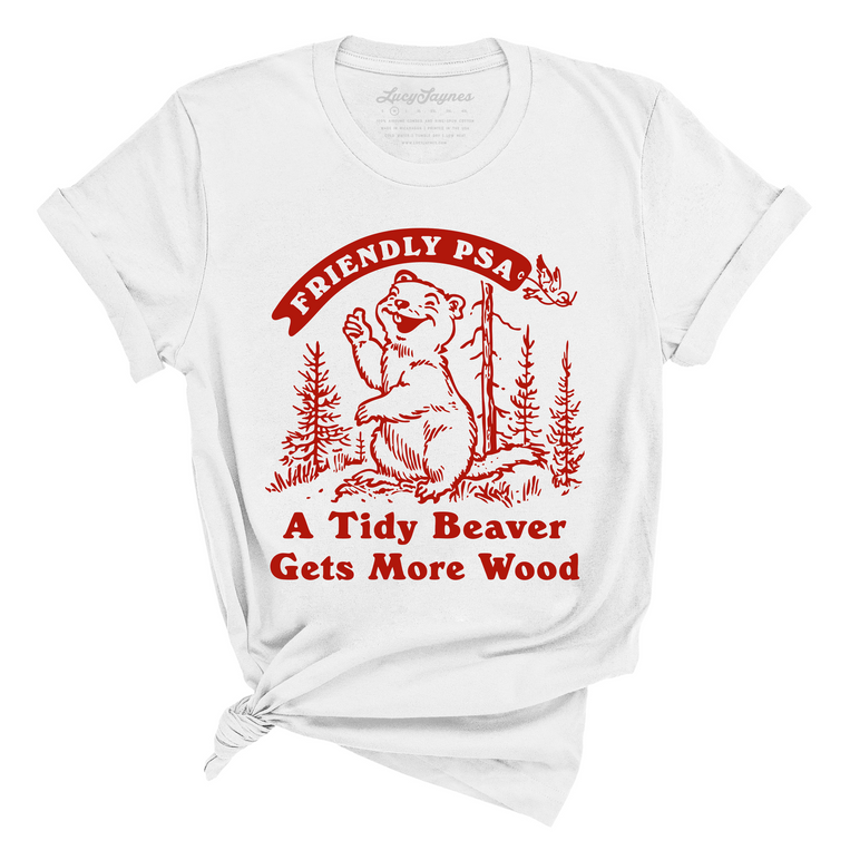 A Tidy Beaver Gets More Wood - Tee