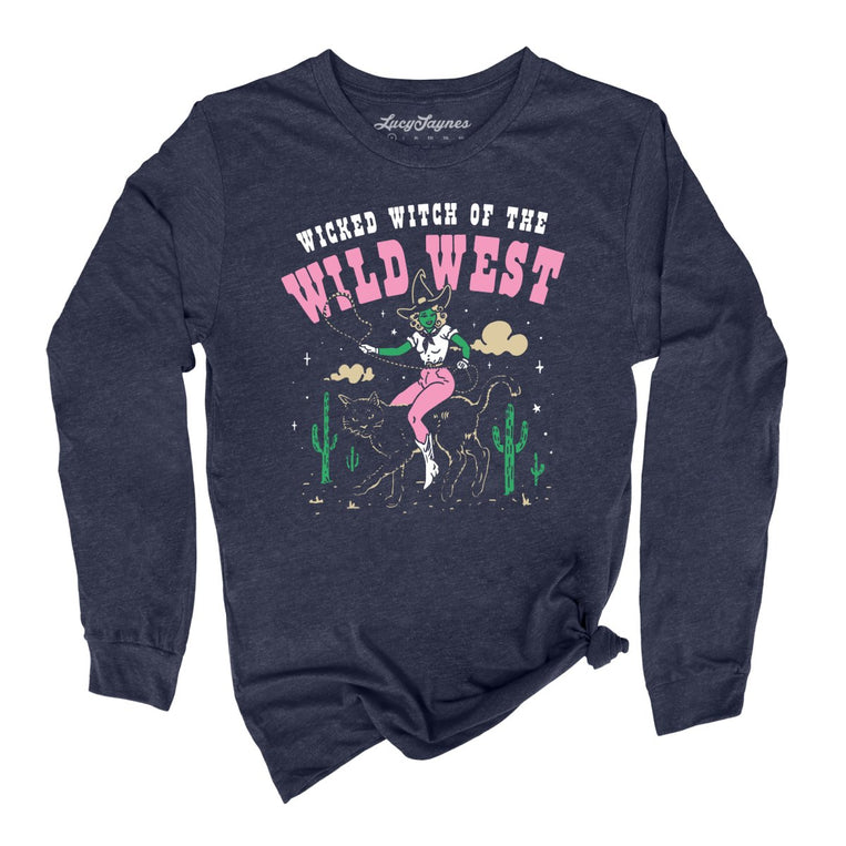 Wicked Witch Of The Wild West - Heather Navy - Full Front