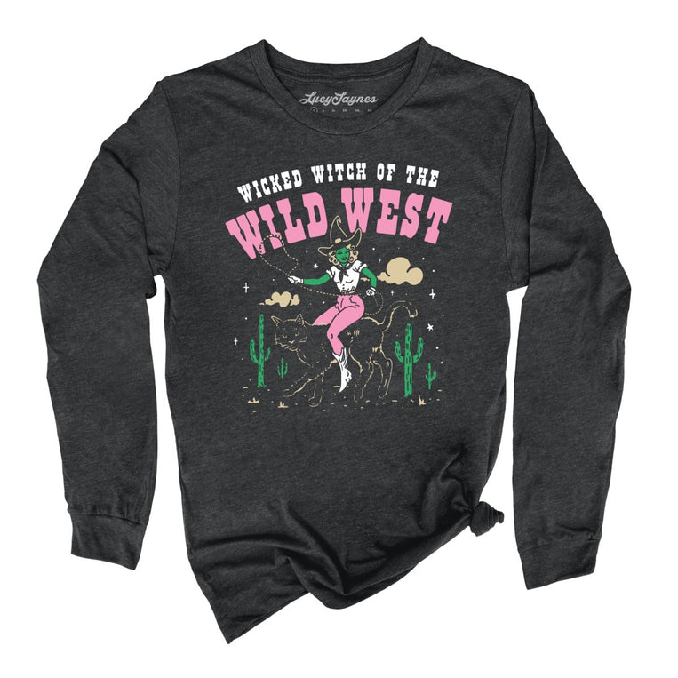 Wicked Witch Of The Wild West - Dark Grey Heather - Full Front