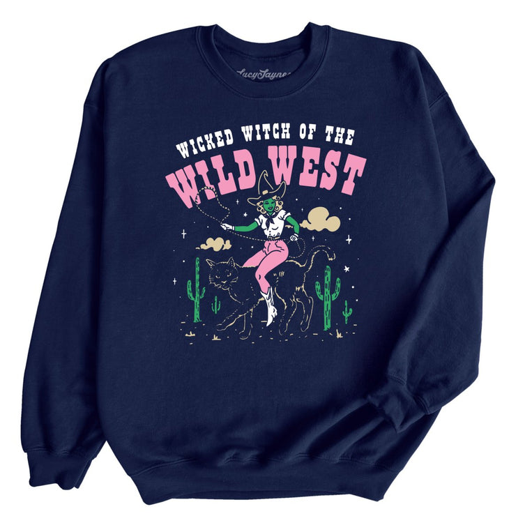 Wicked Witch Of The Wild West - Navy - Full Front