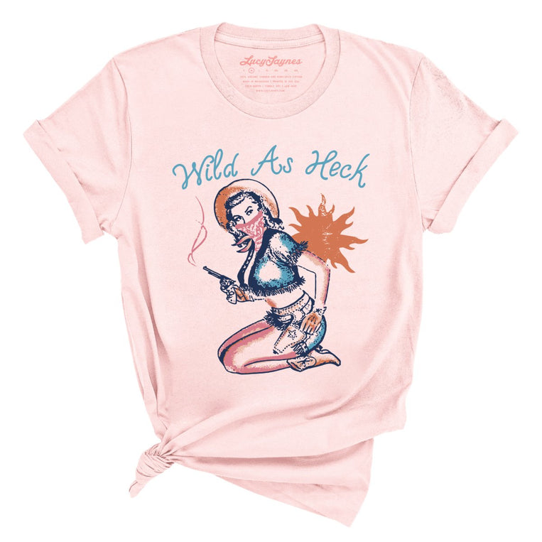 Wild as Heck - Soft Pink - Full Front