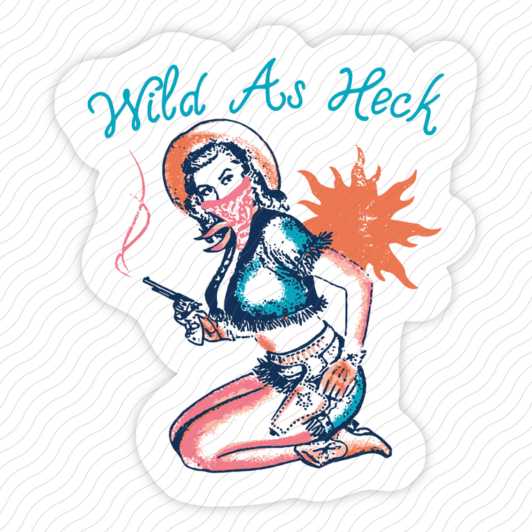 Wild As Heck - Sticker