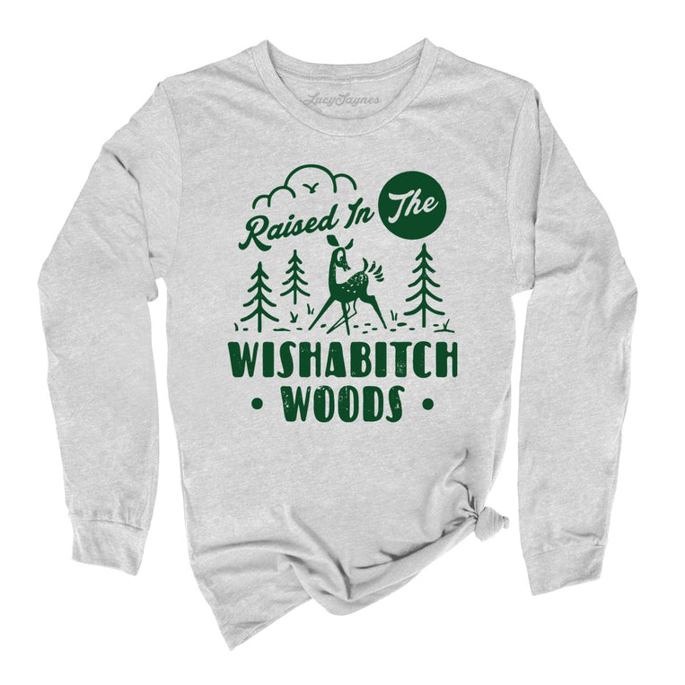 Wishabitch Woods - Athletic Heather - Full Front