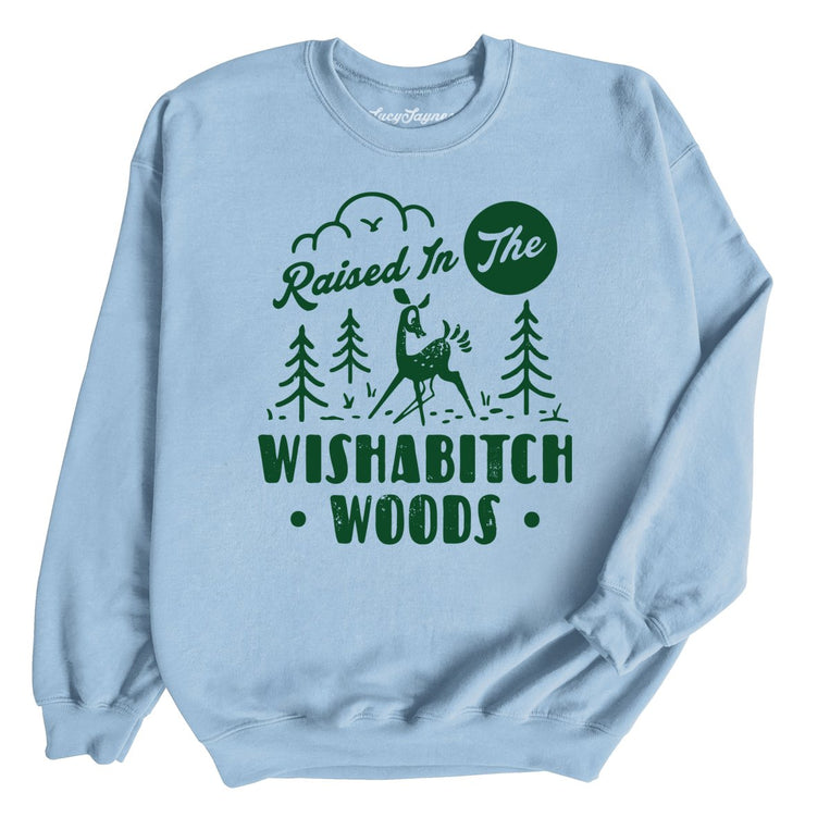 Wishabitch Woods - Light Blue - Front