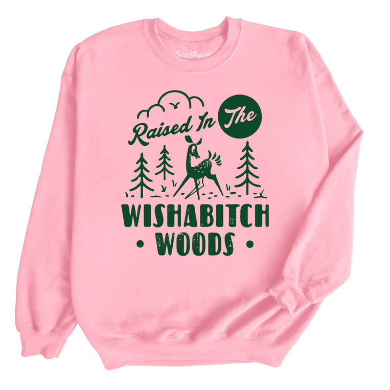 Wishabitch Woods - Light Pink - Full Front