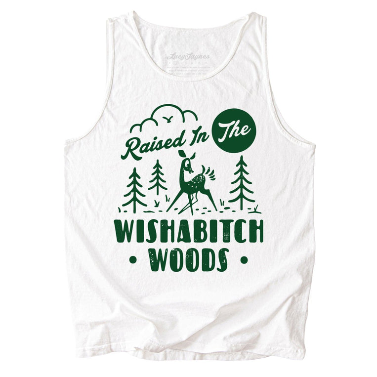 Wishabitch Woods Comfort Colors Graphic Tank Top