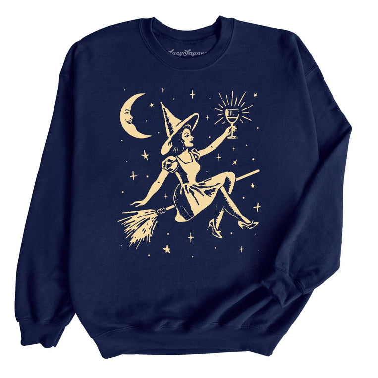 Witchy Wine - Navy - Full Front