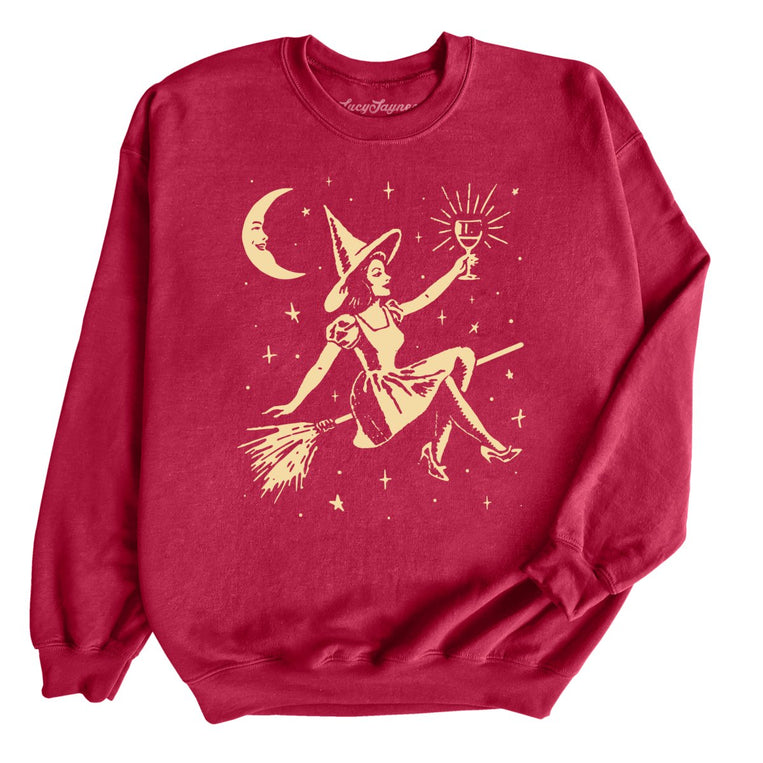 Witchy Wine - Cardinal Red - Full Front