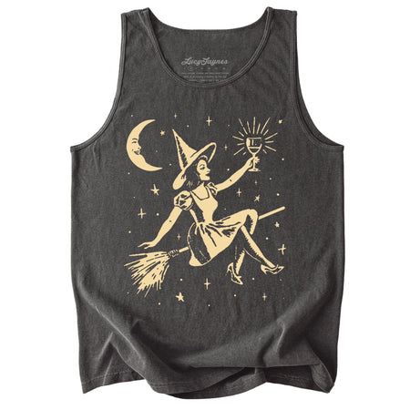 Witchy Wine Comfort Colors Tank Top