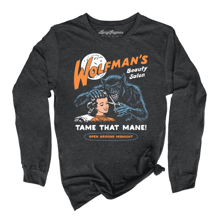 Wolfman's Beauty Salon Long Sleeve Tee