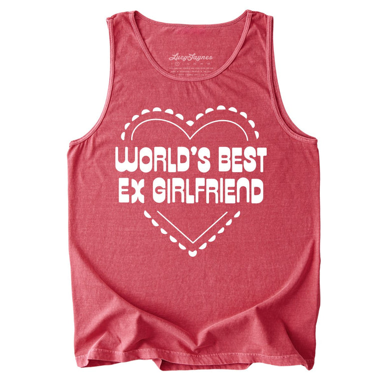 World's Best Ex Girlfriend Comfort Colors Graphic Tank Top