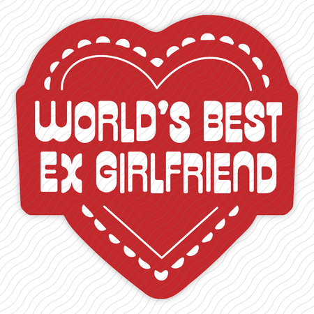 World's Best Ex Girlfriend Sticker