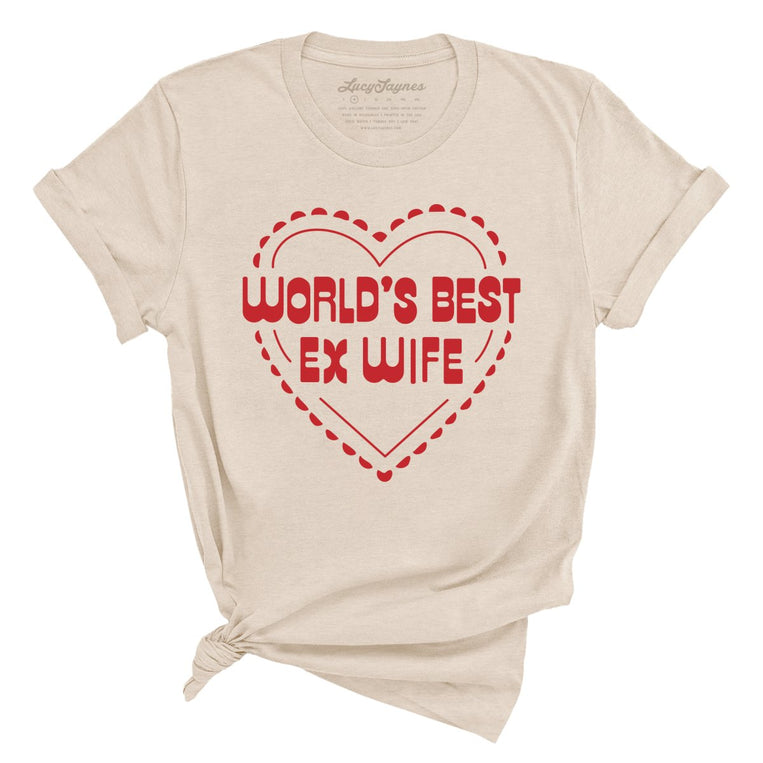 World's Best Ex Wife - Soft Cream - Unisex T-Shirt