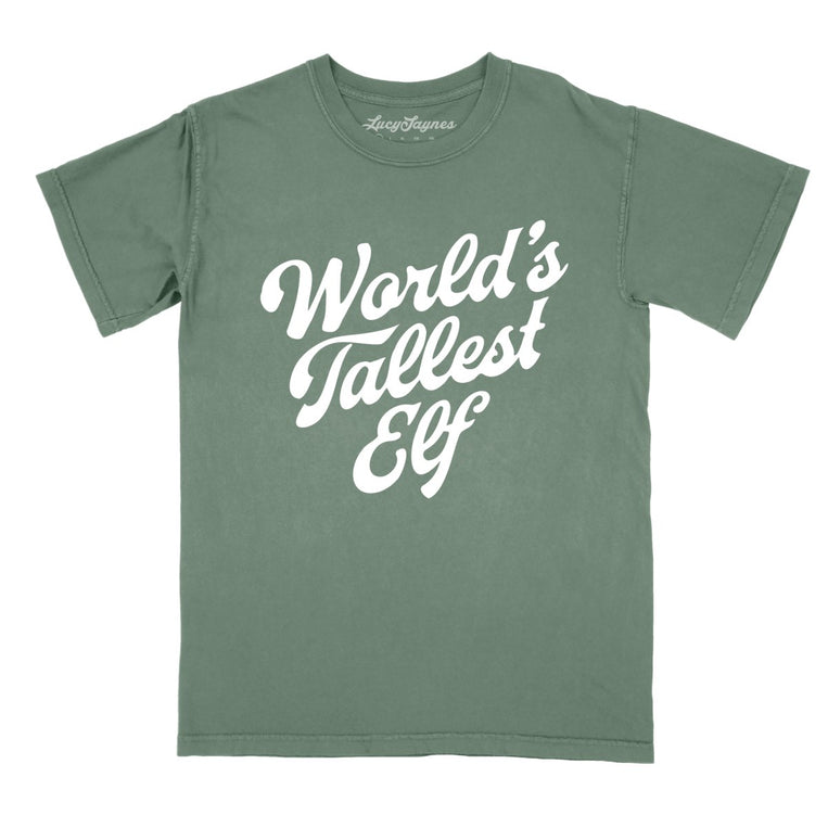 World's Tallest Elf Comfort Colors Graphic Tee