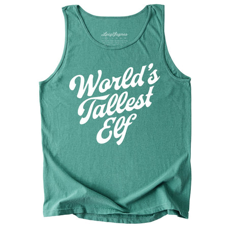 World's Tallest Elf Comfort Colors Tank Top