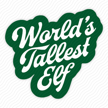 World's Tallest Elf Sticker