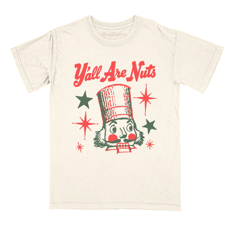 Y'all Are Nuts - Ivory - Comfort Colors Tee