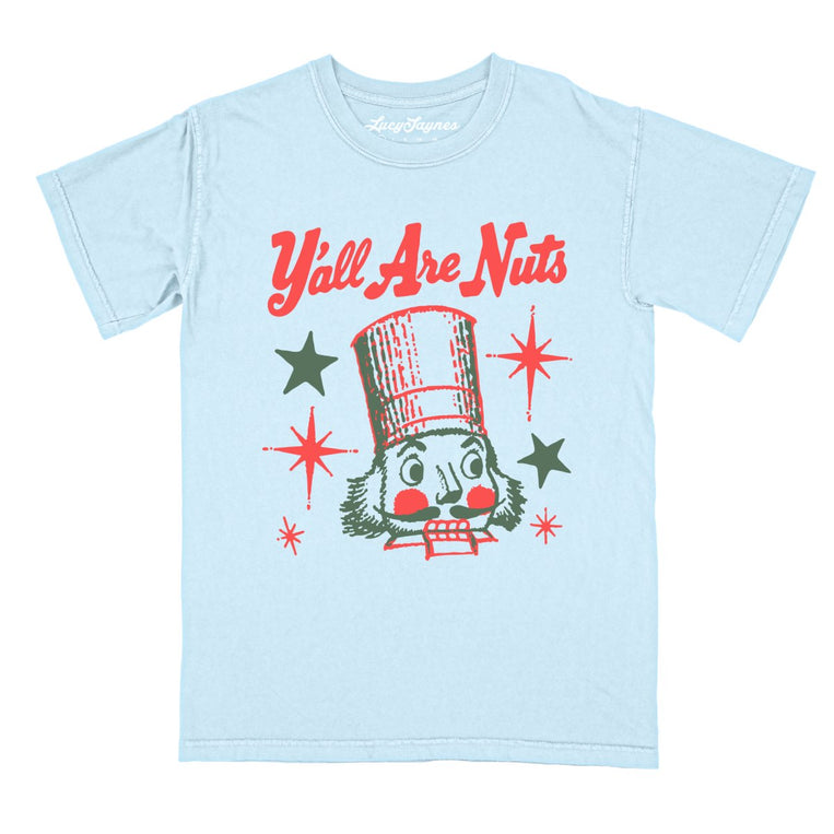 Y'all Are Nuts - Chambray - Comfort Colors Tee