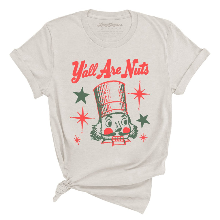 Y'all Are Nuts - Heather Dust - Unisex T-Shirt